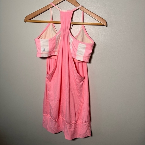 Lululemon pink built in sports bra tank top 8 - Picture 5 of 6
